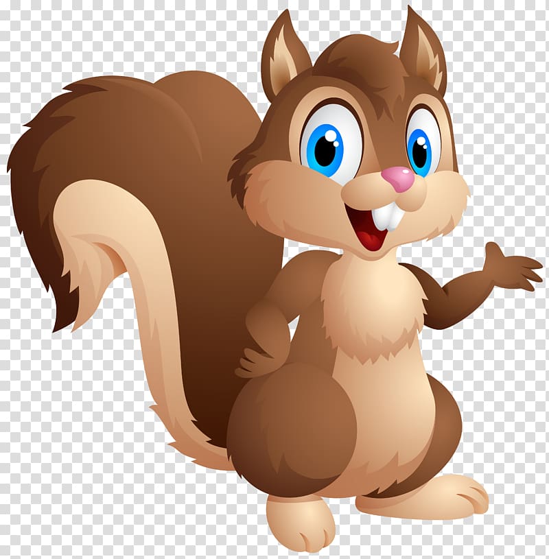 Squirrel Cartoon Chipmunk , Squirrel Angel transparent background PNG clipart