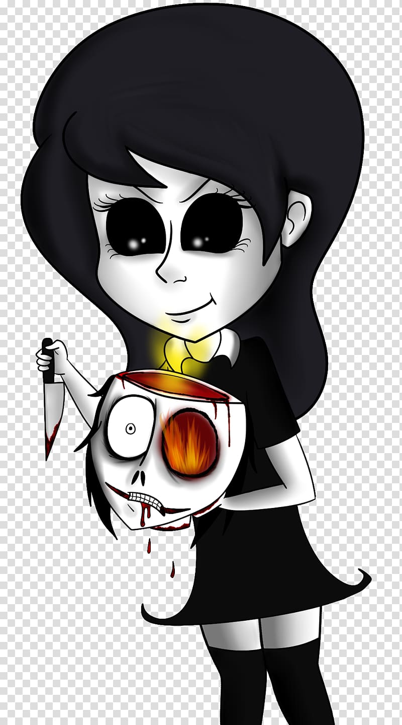 Jeff the Killer Halloween Creepypasta Jack-o\'-lantern, Halloween transparent background PNG clipart