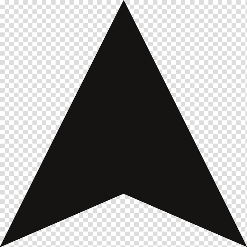 triangle black logo, Arrow Computer Icons , Black Arrowhead transparent background PNG clipart