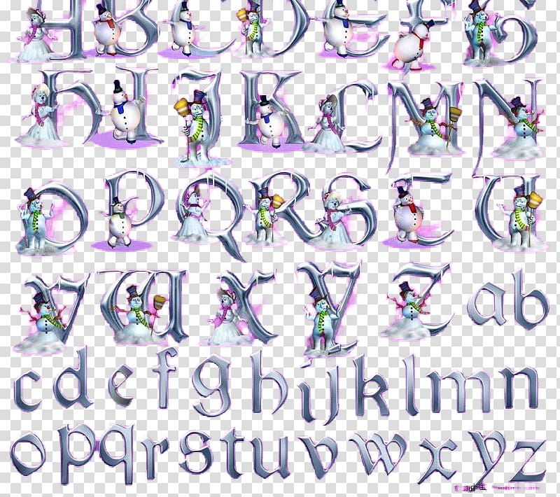 free christmas alphabet buckle material transparent background PNG clipart