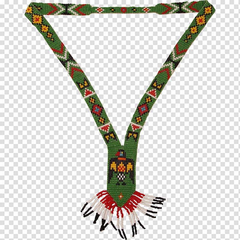 Beadwork Necklace Native Americans in the United States Indigenous peoples of the Americas, necklace transparent background PNG clipart