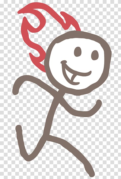 Stick Man Stick figure , Happy Stick Man transparent background PNG clipart
