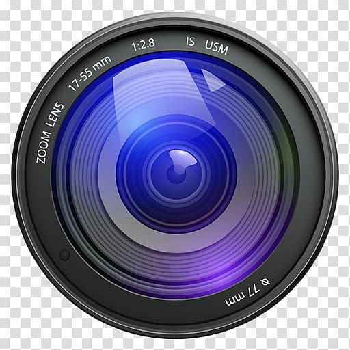 round black camera lens , Canon EF lens mount Camera lens , camera lens transparent background PNG clipart