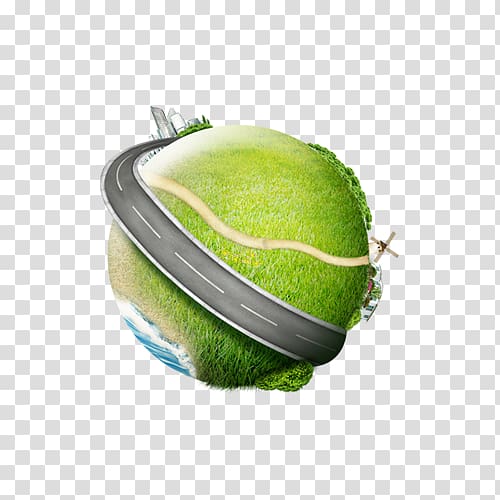 Advertising Company Marketing management Industry Energy conservation, Green Globe highway Free buckle elements transparent background PNG clipart