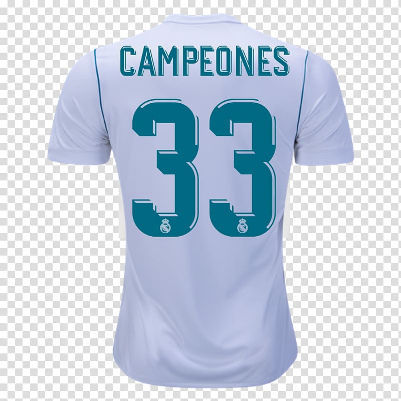 Sports Fan Jersey T-shirt Real Madrid C.F., T-shirt transparent background PNG clipart