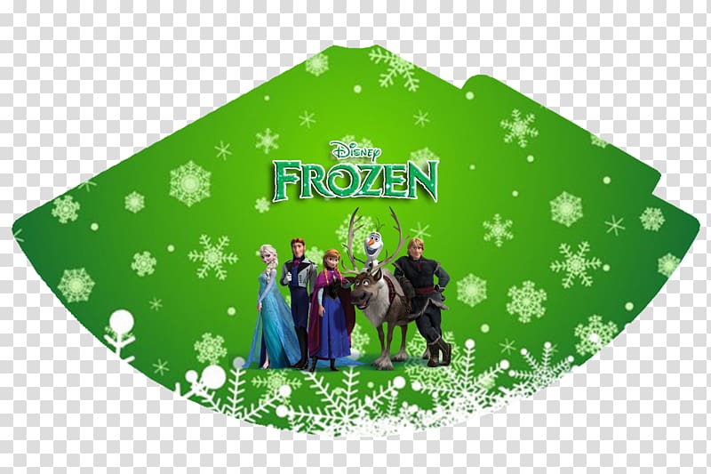 Green Frozen Film Series Birthday Blue Party, beautiful scenery transparent background PNG clipart