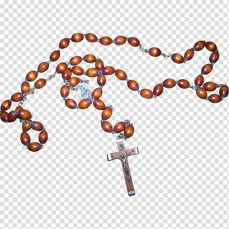 Rosary Prayer Beads Catholicism Catholic Church, beads transparent background PNG clipart