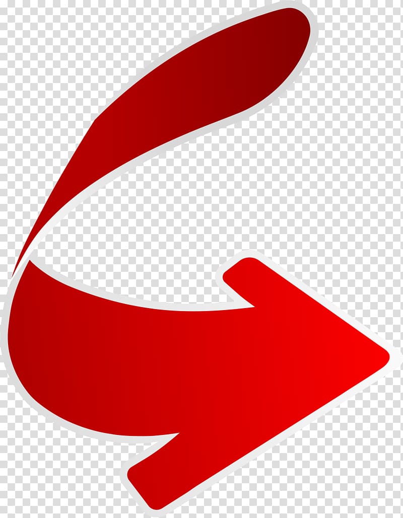 Arrow Web banner Euclidean Icon, Red fresh arrow transparent background PNG clipart