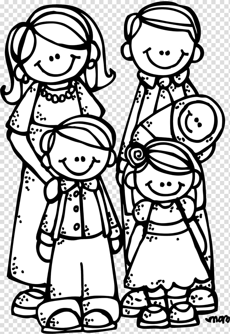 Holy Family Black and white The Church of Jesus Christ of Latter-day Saints , Black Siblings transparent background PNG clipart