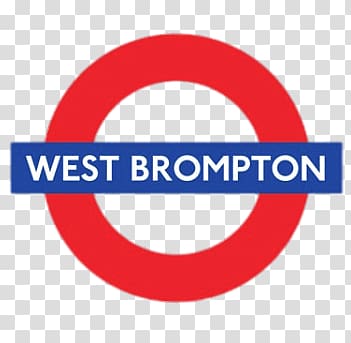 West Brompton logo, West Brompton transparent background PNG clipart