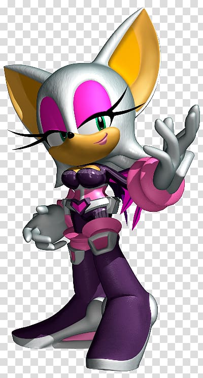 Sonic Heroes Rouge the Bat Sonic Generations Sonic Free Riders Sonic Adventure 2, Rouge The Bat transparent background PNG clipart