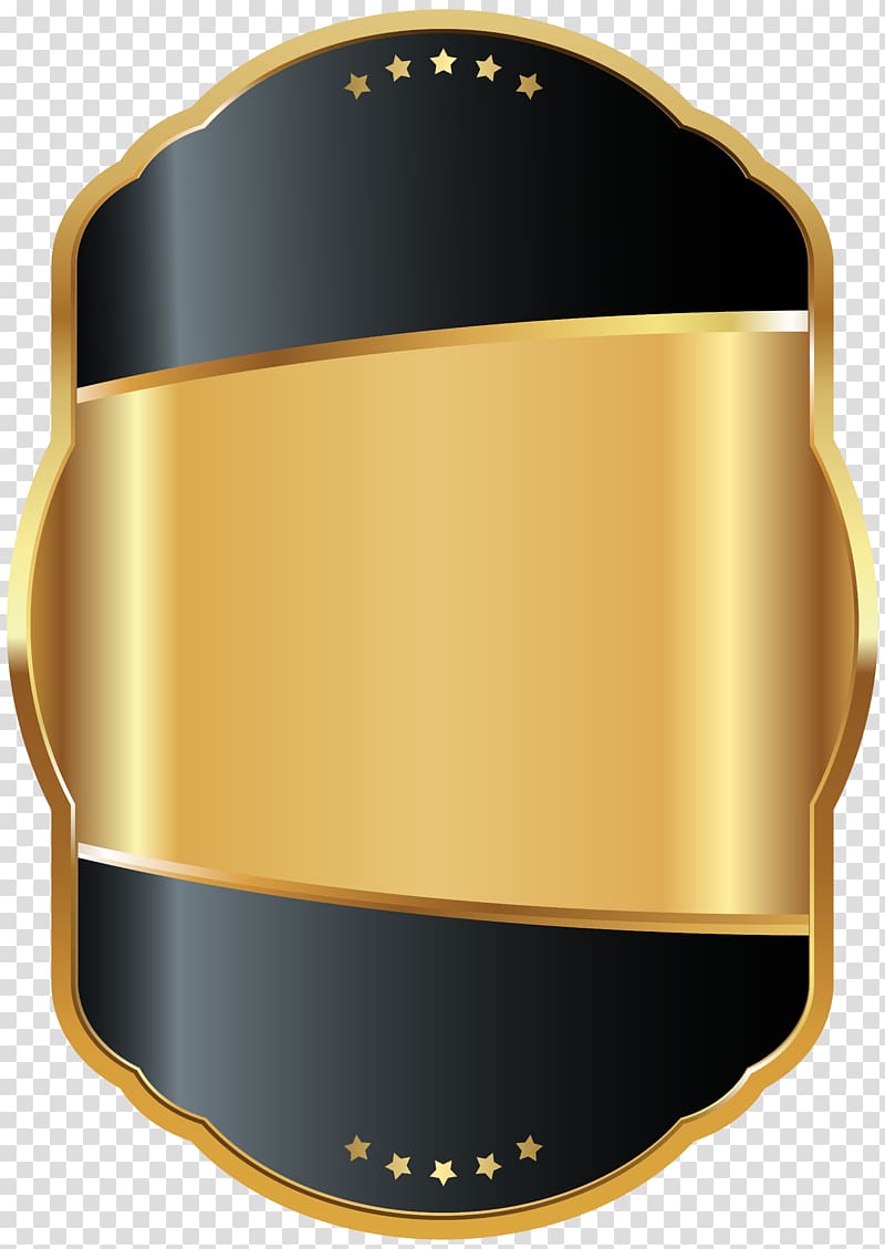 gold and black badge logo, Label Gold , Label Template Black Gold transparent background PNG clipart