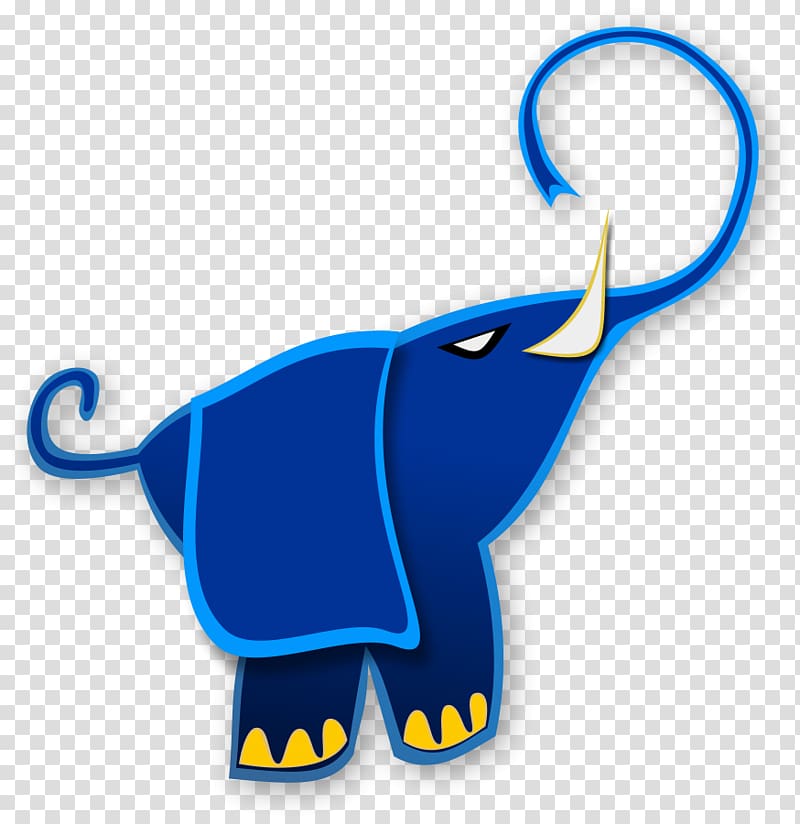 African forest elephant Rhinoceros Blue , Blu transparent background PNG clipart