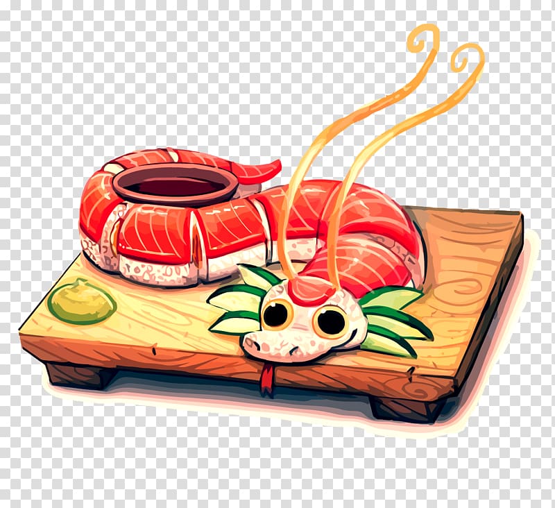 Daily Painting: Paint Small and Often To Become a More Creative, Productive, and Successful Artist Drawing , Sushi Dragon transparent background PNG clipart