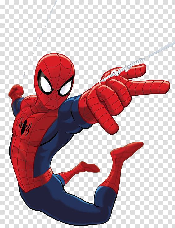 Marvel Spider-Man illustration, Spider-Man: Shattered Dimensions Ultimate Spider-Man Television show Marvel Comics, Spiderman Comic transparent background PNG clipart