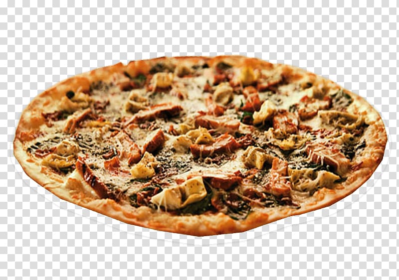 California-style pizza Sicilian pizza Manakish Tarte flambée, pizza transparent background PNG clipart