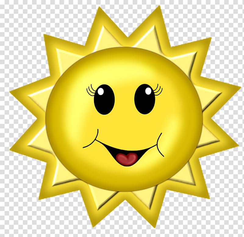 Cartoon Drawing, Attractive yellow sun would transparent background PNG clipart