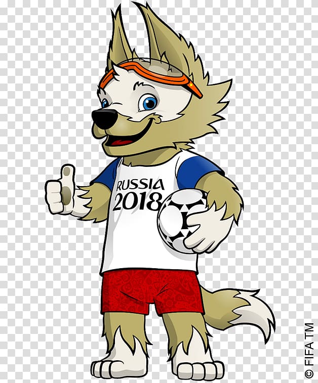 2018 FIFA World Cup Russia FIFA World Cup official mascots Zabivaka, 2018 russia, 2018 Russia dog illustration transparent background PNG clipart