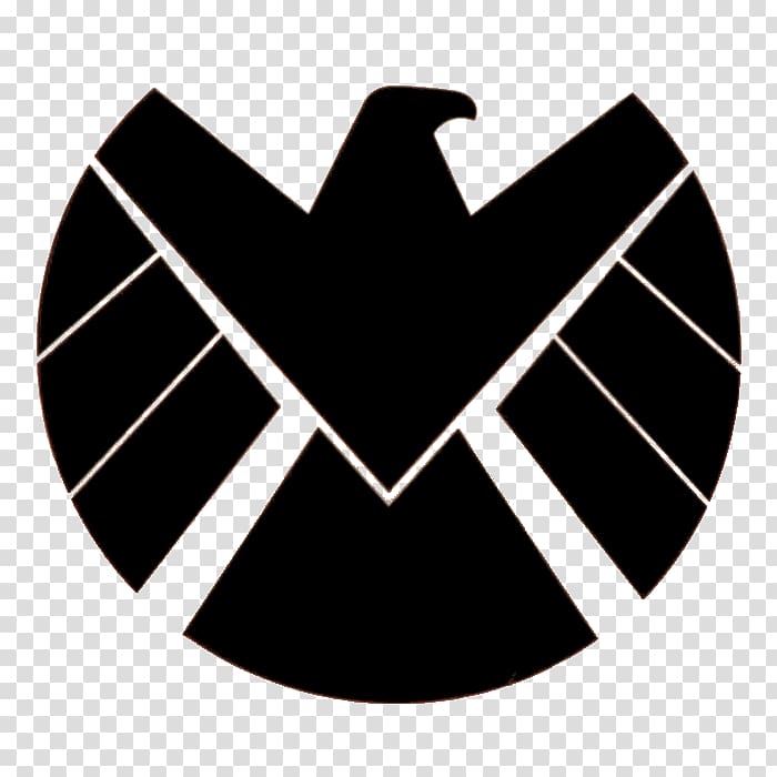 black eagle logo, S.H.I.E.L.D. Logo Marvel Cinematic Universe Hydra Marvel Comics, black shield transparent background PNG clipart