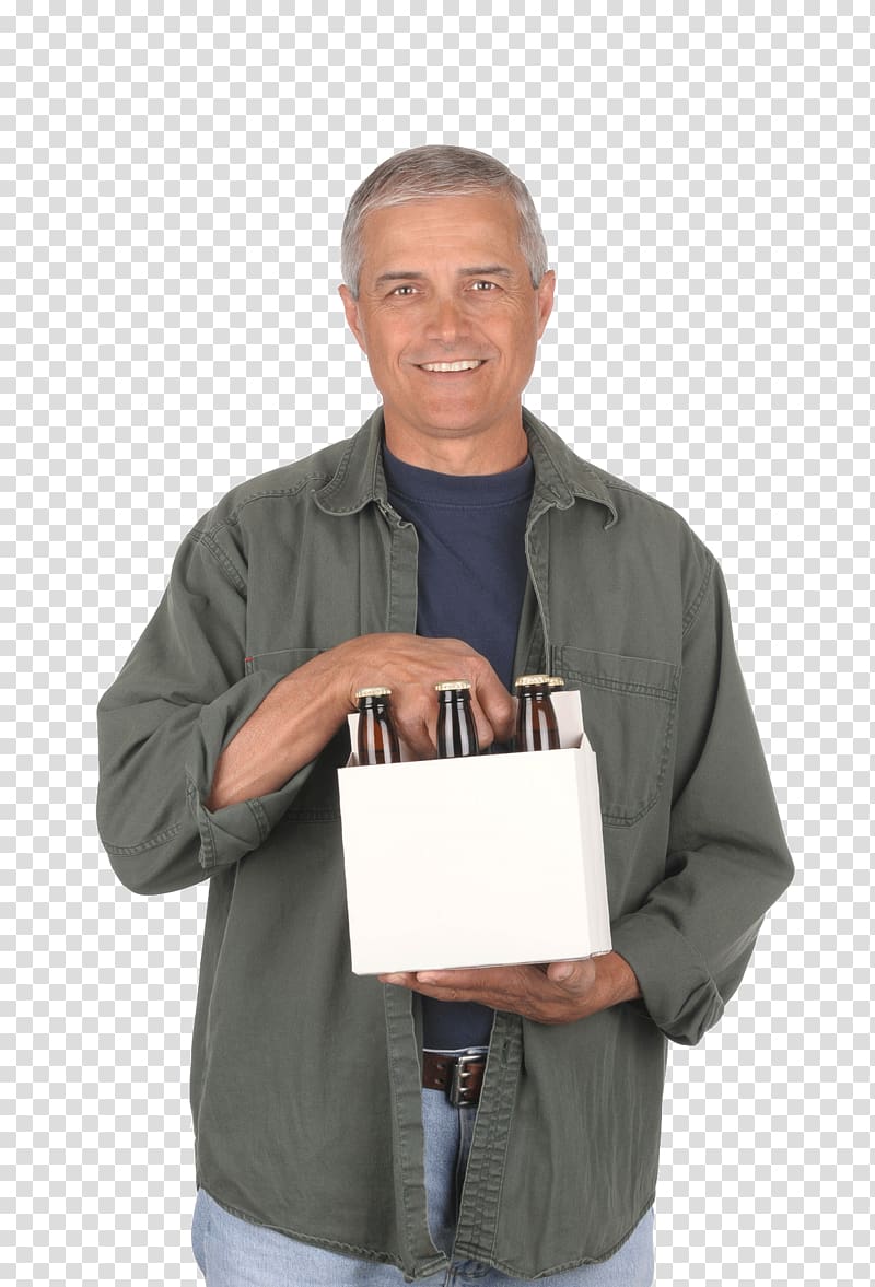 Beer Wine Bottle Drink, middle-aged male lecturer transparent background PNG clipart