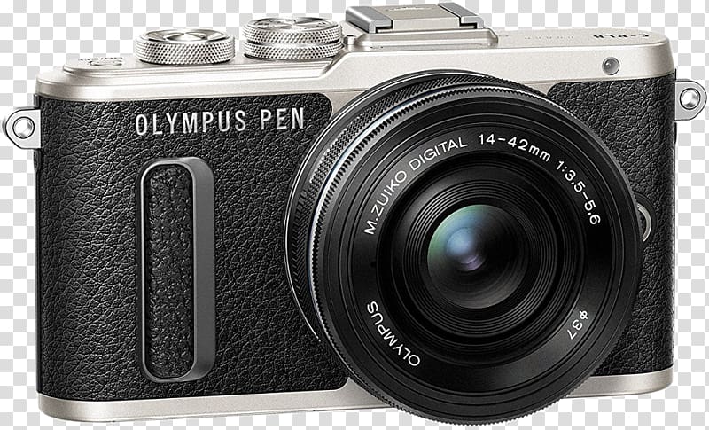 Olympus PEN E-PL8 Mirrorless interchangeable-lens camera Olympus PEN E-P5, Camera transparent background PNG clipart