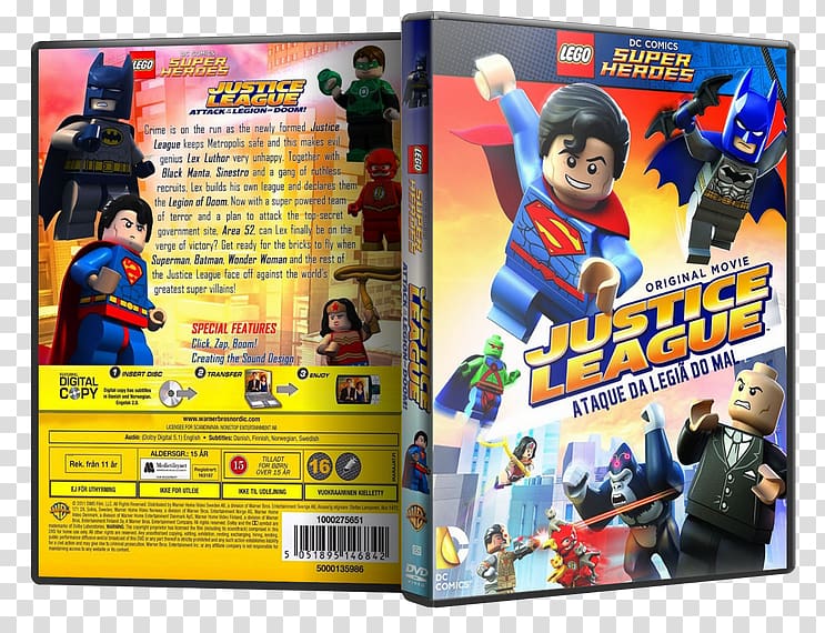 DVD Legion of Doom Justice League LEGO Film, dvd transparent background PNG clipart