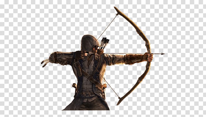 archer illustration, Assassins Creed Bowman transparent background PNG clipart