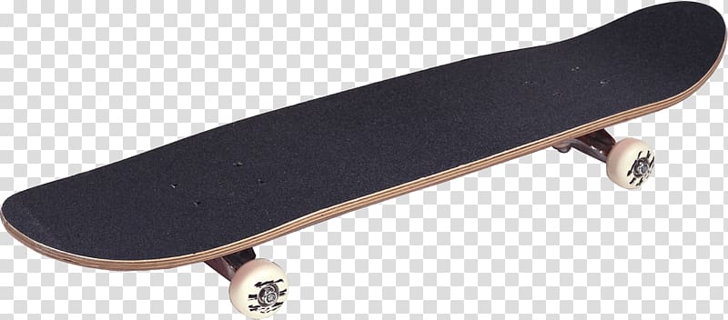 black skateboard, Skateboard Left transparent background PNG clipart