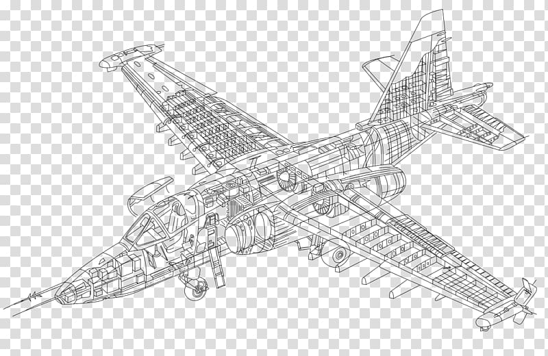 Sukhoi Su-25 Airplane Aircraft Soviet Union Fairchild Republic A-10 Thunderbolt II, structural drawing transparent background PNG clipart