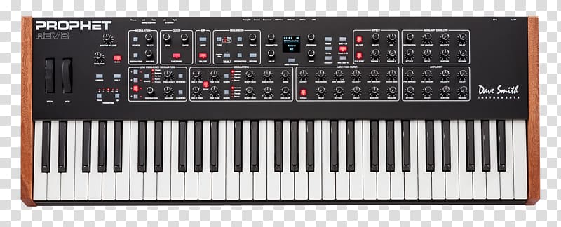 Prophet \'08 Sequential Circuits Prophet-5 Dave Smith Instruments Sound Synthesizers Musical Instruments, prophet transparent background PNG clipart