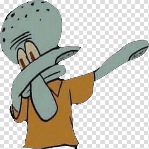 Squidward Tentacles Dab Patrick Star YouTube, youtube transparent background PNG clipart