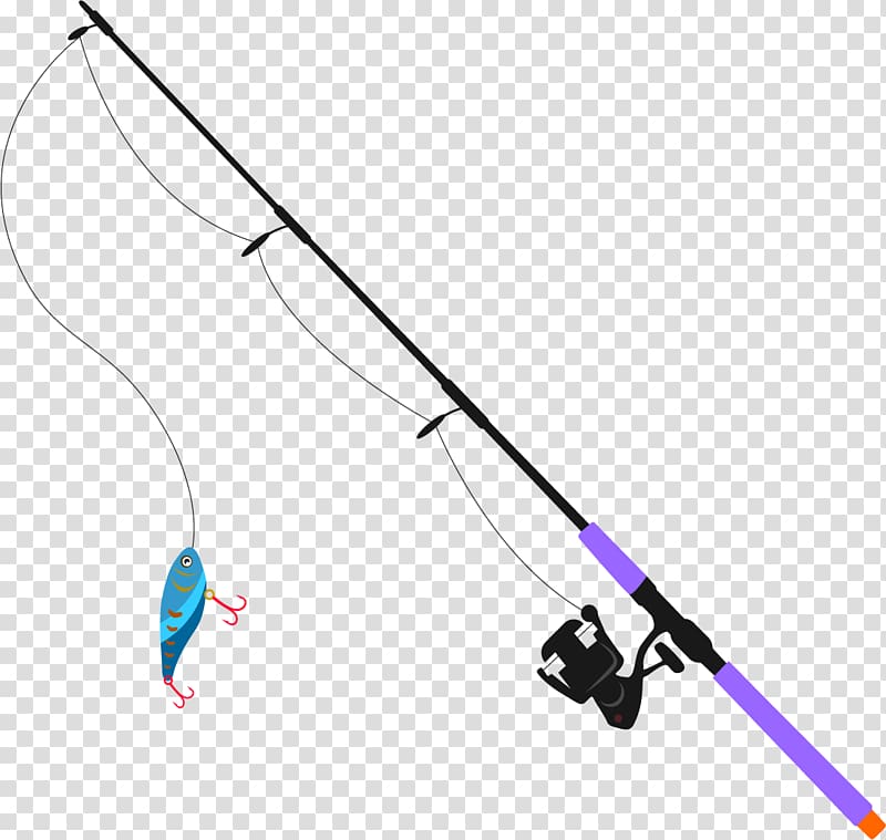 Fisherman Fishing Rods Fishing Reels, fishing pole transparent background PNG clipart