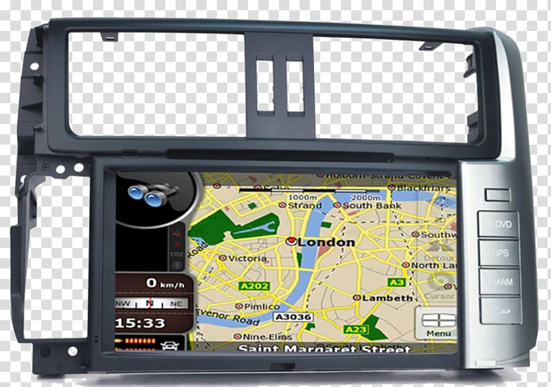 Car 2013 Honda Accord Toyota Land Cruiser Prado GPS Navigation Systems, car transparent background PNG clipart