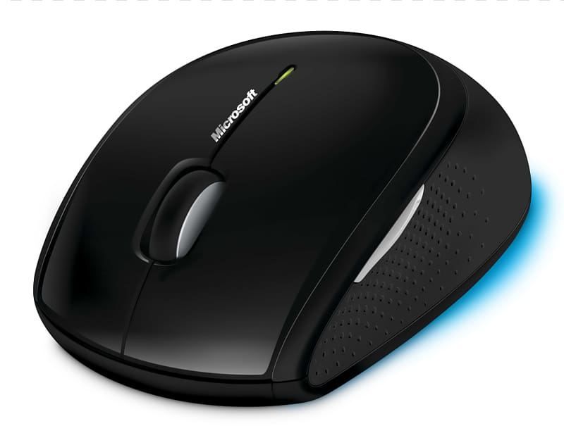 Computer mouse Microsoft BlueTrack Wireless Mouse 5000, pc mouse transparent background PNG clipart