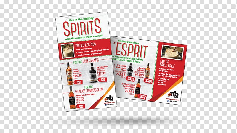 Fredericton Advertising Graphic Designer, Liquor Flyer transparent background PNG clipart