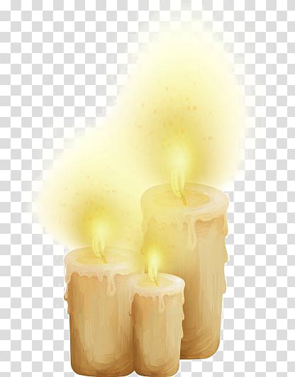 golden candle transparent background PNG clipart