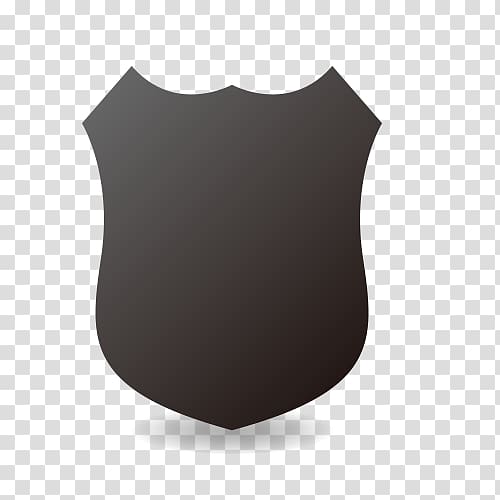 Black Shield Icon, Dark black shield material transparent background PNG clipart