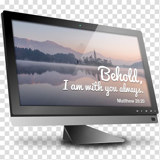 Computer Monitors Desktop Output device Flat panel display Computer Monitor Accessory, bible verses transparent background PNG clipart