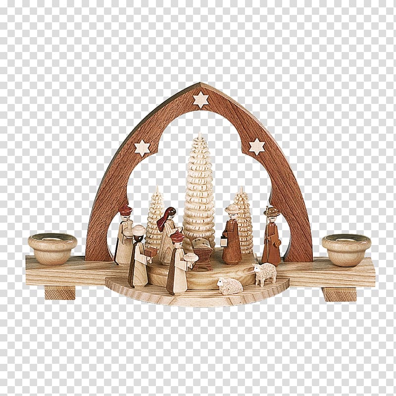 Ore Mountains Seiffen Schwibbogen Nativity scene Christmas, christmas transparent background PNG clipart