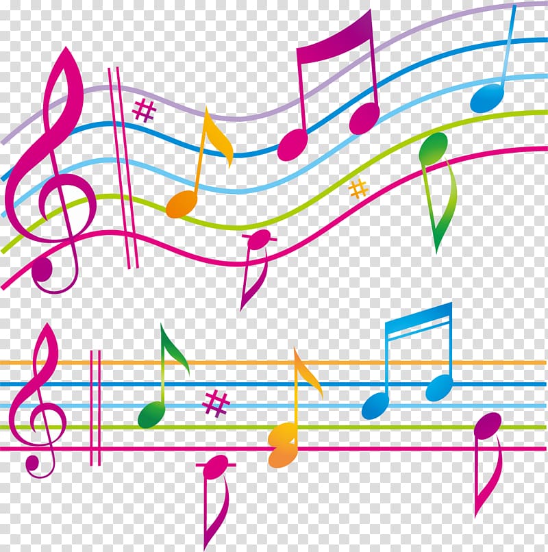 Staff Musical note, Dynamic shading notes transparent background PNG clipart