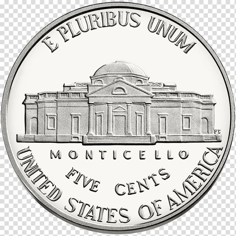 Philadelphia Mint Jefferson nickel Buffalo nickel Coin, Coin transparent background PNG clipart