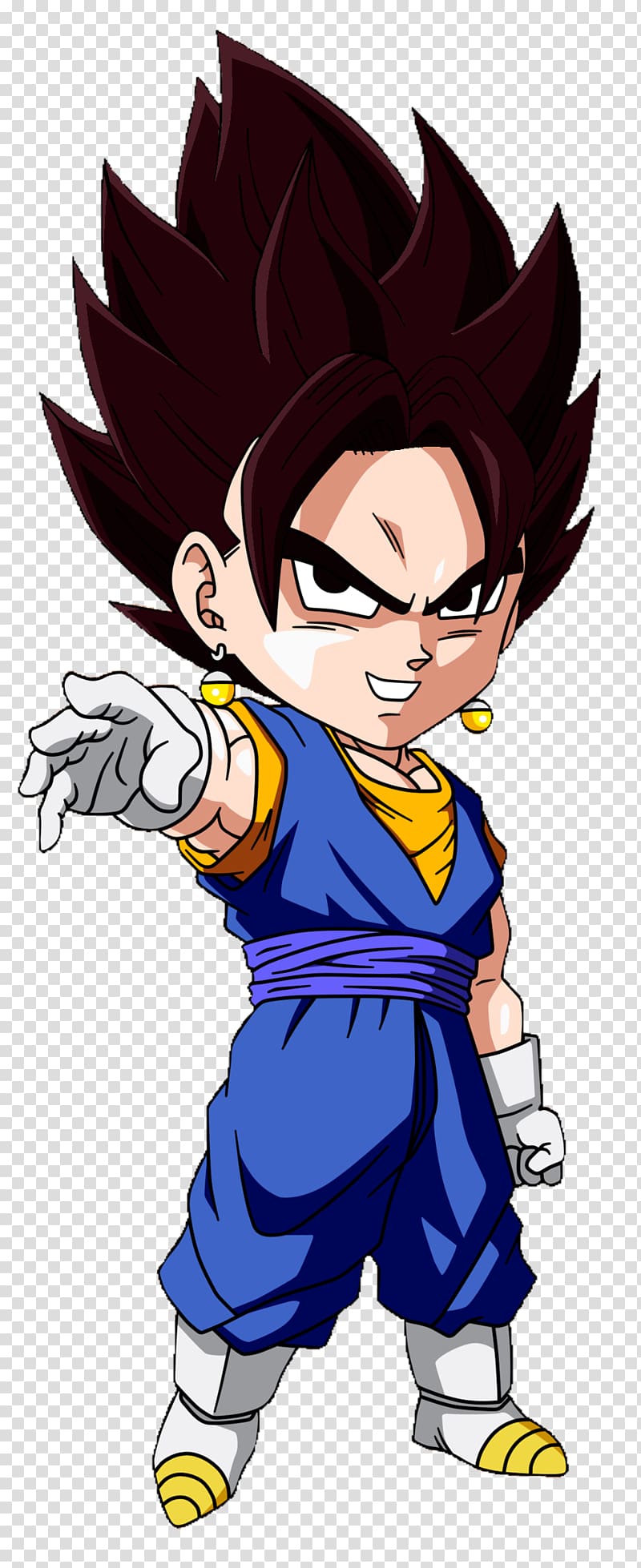 Dragon Ball Z Goku Vegeta Gogeta Trunks, goku Chibi transparent background PNG clipart