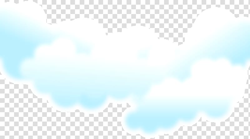 cute clouds transparent background PNG clipart