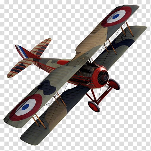 SPAD S.XIII Airplane Aircraft Société pour l\'aviation et ses dérivés Rise of Flight: The First Great Air War, airplane transparent background PNG clipart