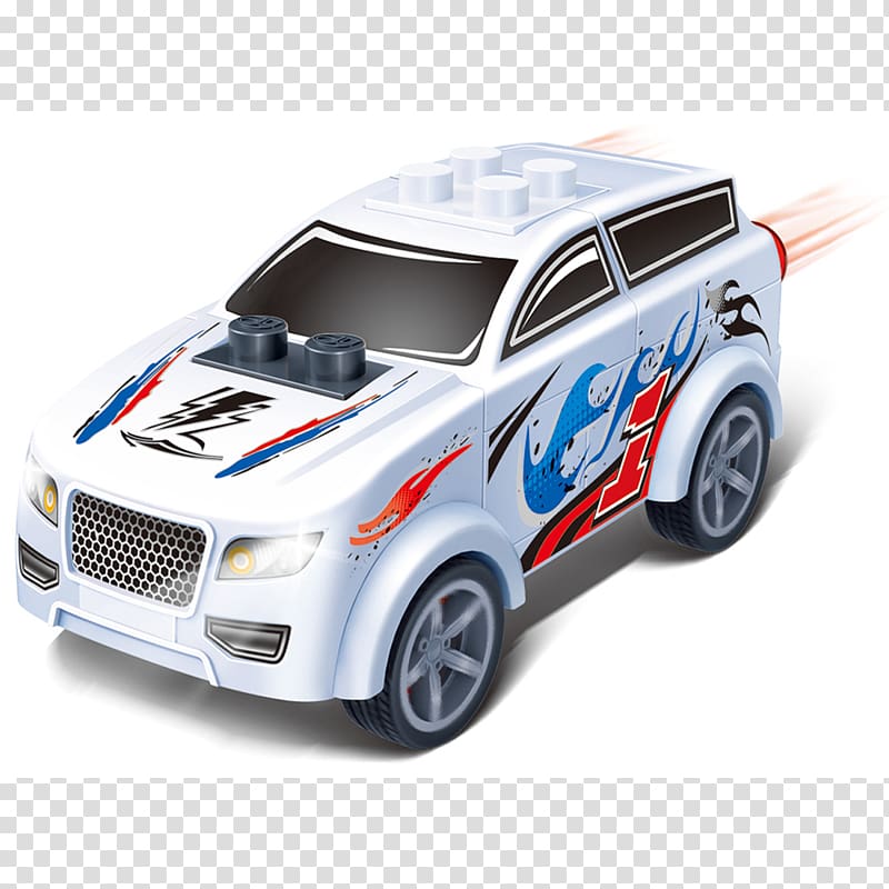 City car BanBao, Barn and Water Silo MINI Cooper Toy, car transparent background PNG clipart