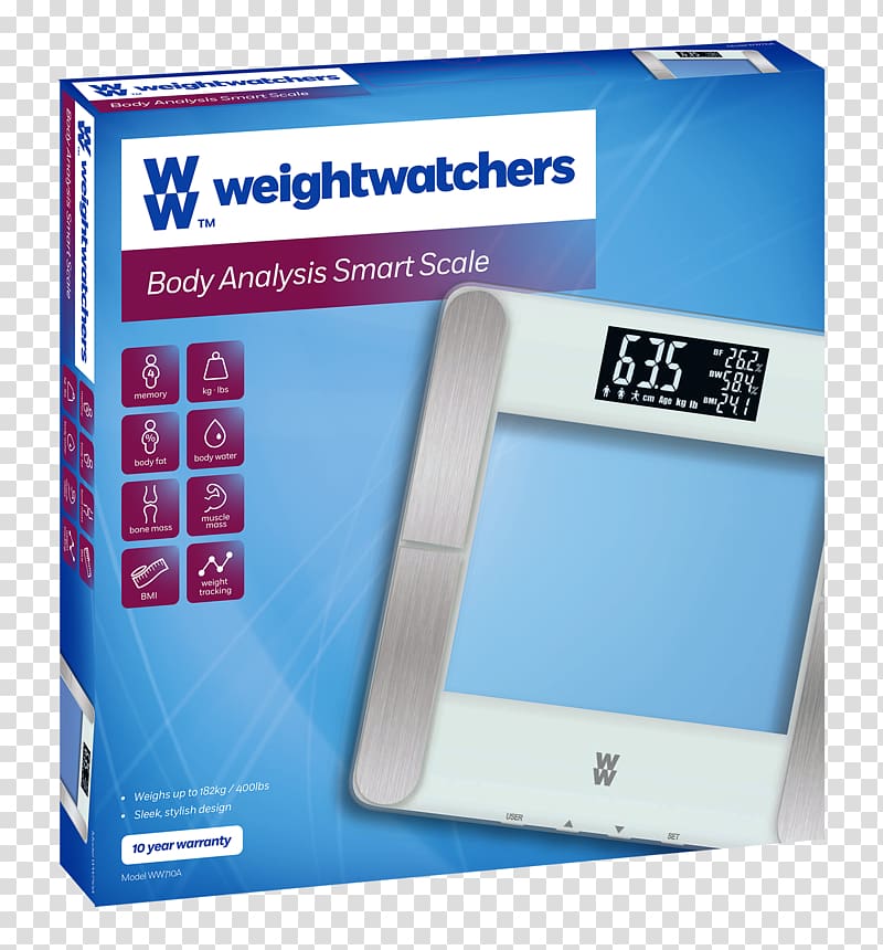 Measuring Scales Weight Watchers Body composition Conair Corporation, bathroom Scale transparent background PNG clipart