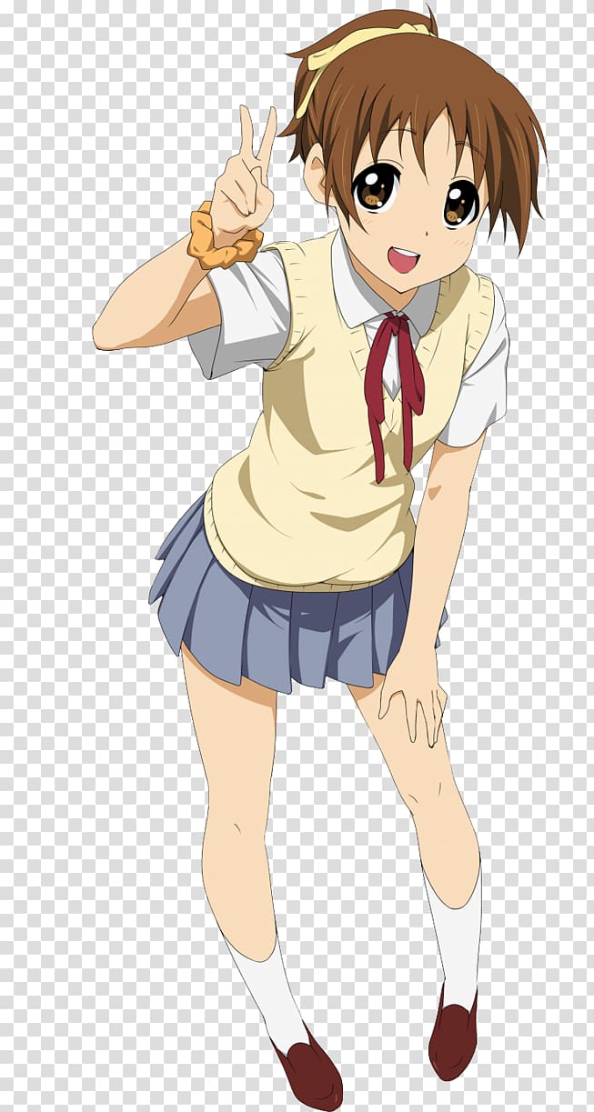 Yui Hirasawa Anime Azusa Nakano Mio Akiyama Ritsu Tainaka, Anime transparent background PNG clipart