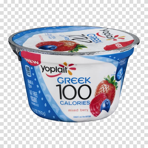 Crème fraîche Greek cuisine Yoghurt Yoplait Greek yogurt, Mixed Berry transparent background PNG clipart