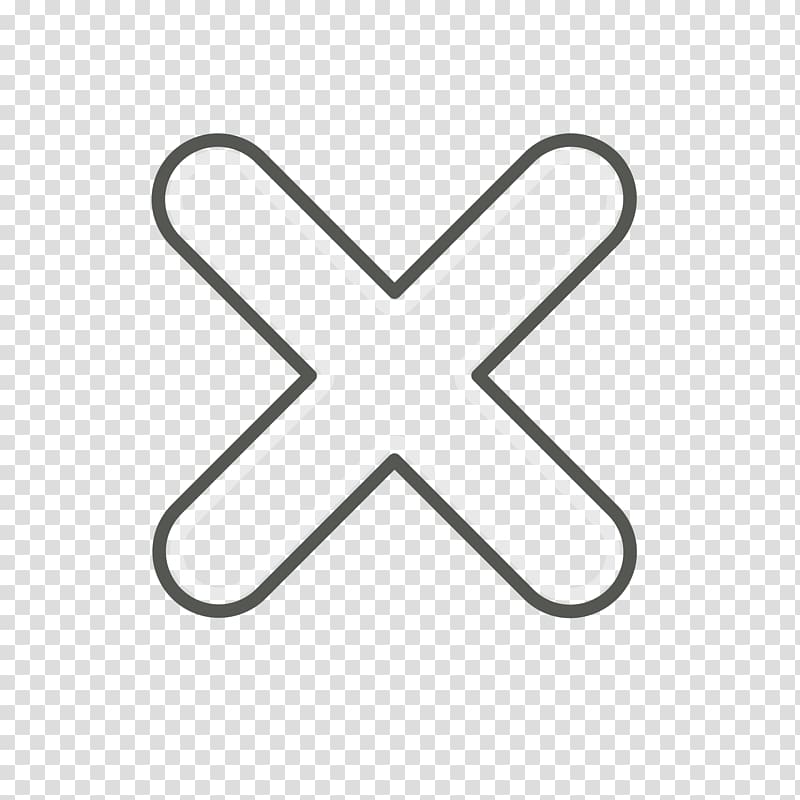 Rectangle Symbol, cancel button transparent background PNG clipart