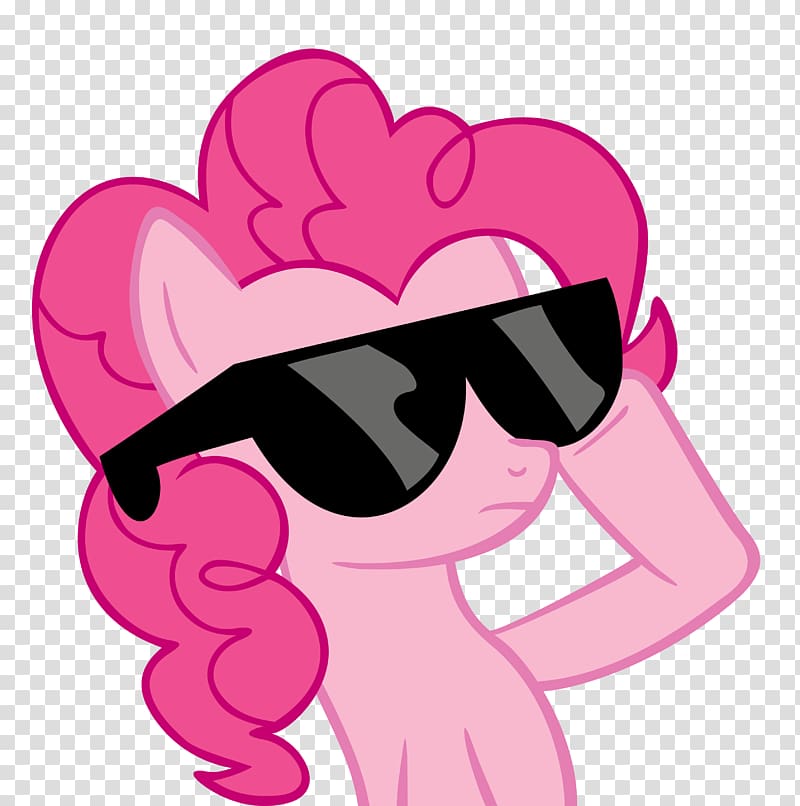 Pinkie Pie Rainbow Dash Twilight Sparkle Rarity My Little Pony: Friendship Is Magic fandom, Thug Life transparent background PNG clipart